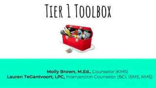 Tier 1 Toolbox for Educators: Strategies for Behavior Management