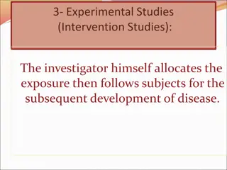 Experimental Studies: Intervention, Characteristics, and Measurements