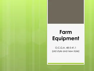 Understanding Farm Equipment Leasing and Tax Exemptions in O.C.G.A. 48-5-41.1