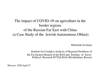 Impact of COVID-19 on Agriculture in Russian Far East Border Regions