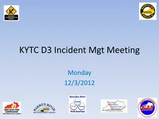 Incident Management Meeting and Reviews Summary