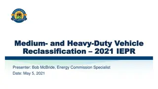 Medium and Heavy-Duty Vehicle Reclassification 2021 Overview