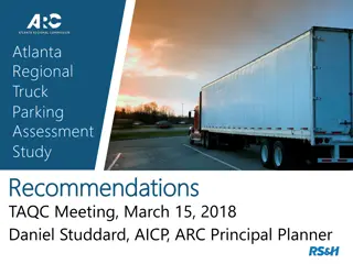 Atlanta Regional Truck Parking Assessment Study Recommendations