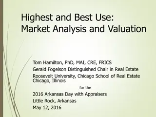 Market Analysis and Valuation in Real Estate