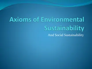 Sustainability Axioms and Good Q@Is: Understanding Social and Environmental Stewardship