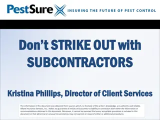 Understanding Subcontracting in Client Services: Important Terms and Responsibilities