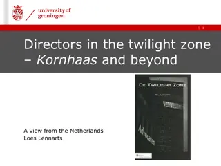 Directors in the Twilight Zone: Trends and Perspectives in Liability Claims