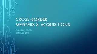 Cross-Border Mergers & Acquisitions: Strategies and Opportunities