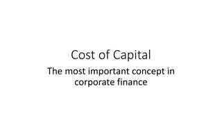 The Significance of Cost of Capital in Corporate Finance