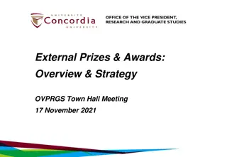 Enhancing Concordia's External Prizes & Awards Strategy: A Comprehensive Approach