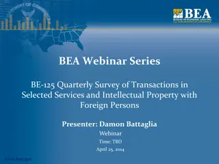 Quarterly Survey of Transactions with Foreign Persons Webinar