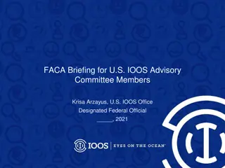 U.S. IOOS Advisory Committee Overview