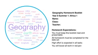 African Biomes and Stereotypes in Year 8 Geography Homework