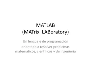 Introduction to MATLAB: A Powerful Tool for Mathematical Problem Solving