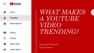 Understanding YouTube Video Trends: Dataset Analysis by Grace Dimmer