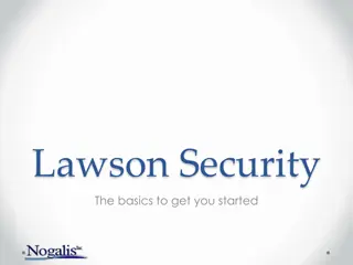 Lawson Security: Basics, Hierarchy, and Administration Tools