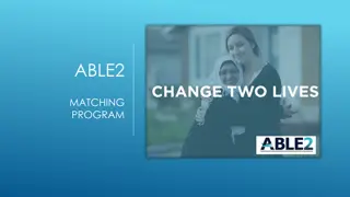 Learn About the ABLE2 Matching Program in Ottawa