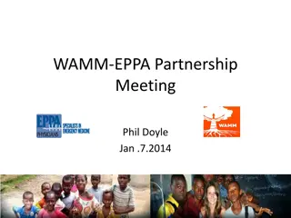 WAMM-EPPA Partnership Meeting Summary and Activities