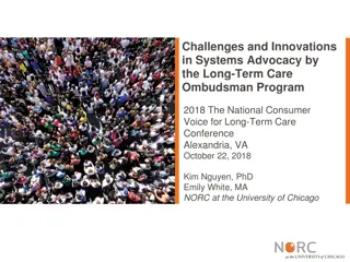 Challenges and Innovations in Long-Term Care Ombudsman Program Advocacy