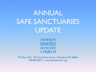 Davidson United Methodist Church: Annual Safe Sanctuaries Update