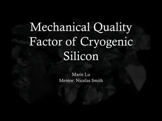 Mechanical Quality Factor of Cryogenic Silicon