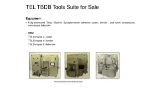 Cutting-edge Equipment Suite: TEL Synapse Series for Sale