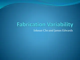 Fabrication Variability in Semiconductor Manufacturing