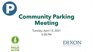 Palo Alto Parking Meeting Highlights and Strategies