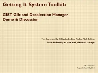 Streamlining Gift and Deselection Management with GIST Toolkit