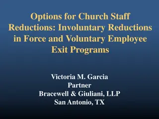 Effective Strategies for Church Staff Reductions: Involuntary and Voluntary Options