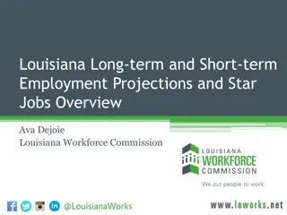 Louisiana Employment Projections and Star Jobs Overview