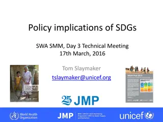 Policy Implications of Goal 6: Sustainable Water and Sanitation Management