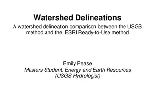 Watershed Delineation Comparison: USGS vs ESRI Ready-to-Use Method