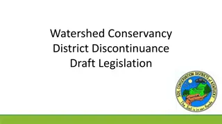 New Procedure for Watershed Conservancy District Discontinuance