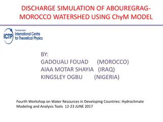 Discharge Simulation of AbourEgrag Watershed in Morocco Using ChyM Model