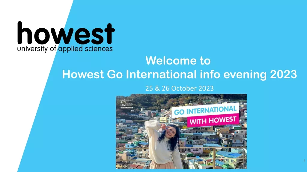 Howest's Go International Info Evening 2023