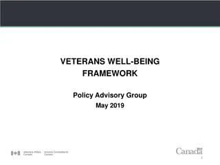 Veteran Well-being Framework: A Comprehensive Approach for Veterans' Welfare