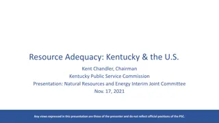 Resource Adequacy in Kentucky and the U.S.: Regulatory Insights