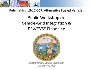 Integrating Alternative-Fueled Vehicles with the Grid: CPUC Workshop Insights