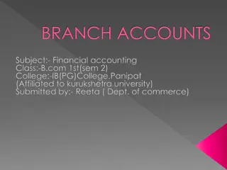 Understanding Branch Accounting in Financial Management