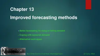 Enhancing Forecasting Techniques for Inventory Management