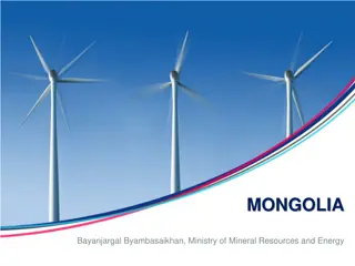 Overview of Wind Energy Sector in Mongolia