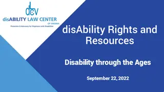 Future of Disability Justice in Virginia and Beyond