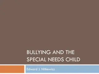 Understanding Bullying and its Impact on Special Needs Children