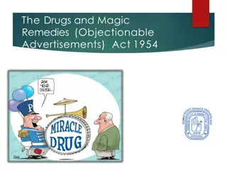 The Drugs and Magic Remedies Act 1954