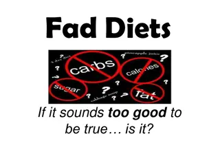 The Challenges of Fad Diets and Weight Loss Efforts