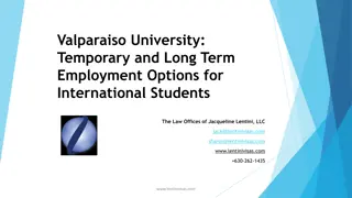 Employment Options for International Students in the US