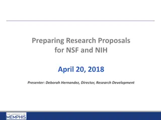 Mastering NSF and NIH Research Proposals