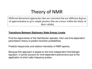 Insights into Theoretical Approaches in NMR Spectroscopy