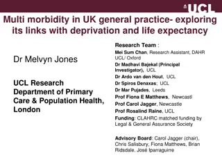 Multi-morbidity and Deprivation in UK General Practice